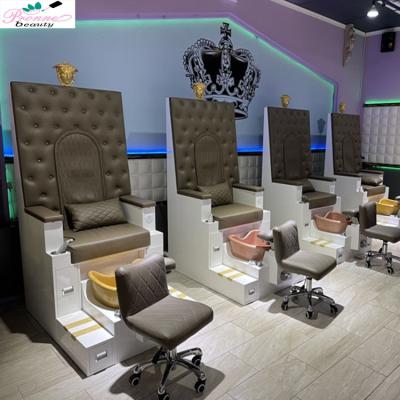 China Hot Top Sales Promotion Beauty Modern Luxury Top Nail Salon Remote Control Pedicure Chairs Foot Spa Massage for sale