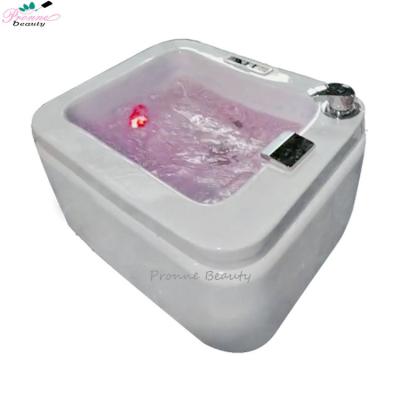 China Factory New Modern Luxury Automatic Acrylic Folding Foot Massage Touch Constant Temperature Bath Soaking Basin for sale