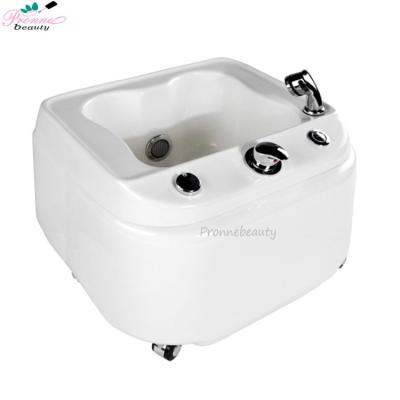 China Eurostyle Modern Luxury Hydrotherapy Whirlpool Powered Portable Treatment Pedicure Bowl No Plumbing With Drain for sale