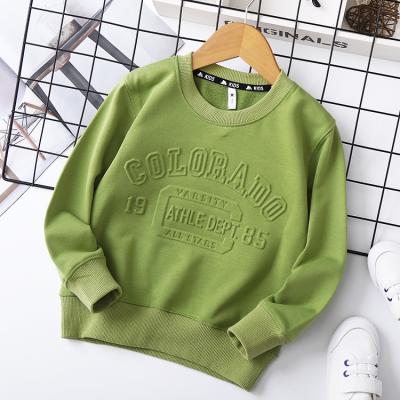 China Wholesale high quality fashionable winter anti-shrink oversized cotton plain designer sweatshirts small pullover hoodie for kids girls for sale