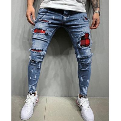 China China factory QUICK DRY custom made high quality popular mens jeans ripped skinny pants for men for sale