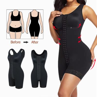 China Antibacterial Wholesale Antibacterial Wholesale High Quality Shoulder Strap Surgery Corset Bodysuit Corset Jumpsuit Women Body Shapers for sale