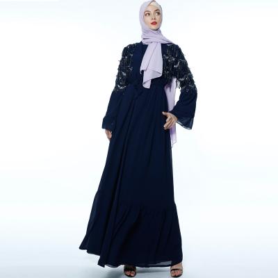 China 2021 Customized Size Dubai Abaya Turkey Womens Hijab Dress Muslim Muslim Casual Dress Long Sleeve Islam Shopping Dubai Abaya Turkey Long Sleeve Dress for sale