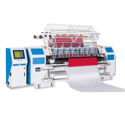 China Head Moved Most Popular Consumer Automated Lockstitch Multi-needle Quilting Machine With 3300Mm Quilting Width for sale