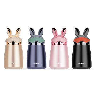 China Business Rabbit Shape Stainless Steel Vacuum Kids Cartoon Thermos Mug for sale