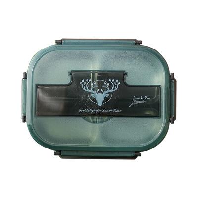 중국 Freshness Preservation Sealing 304 Tiffin Box Stainless Steel Compartment Box Leak Proof Hot Food Printed Lunch Box 판매용