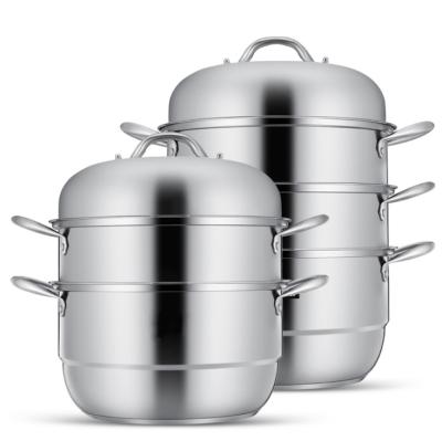 China Sustainable Stainless Steel Cookware Sets Cooking Pot Cooking Pot Cookware Set for sale