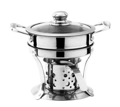 China Cooking Food Resaurants Alcohol Stove Stainless Steel Chafing Dish Cheap Price for sale