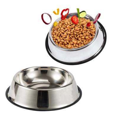 China Durable Premium Slow Feeder Bowl Non-Slip Silicone Pet Food Silicone Stainless Steel Dog Bowl With Rubber Base for sale