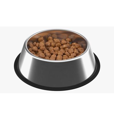 China Small/Medium/Larger Viable Puppy Around Stainless Steel Feeder Food Bowl Anti-trick Dog Cat Bowls For Custom for sale