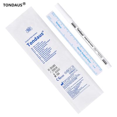 China Surgical PP TS05 Marker Pen White Ink Removable Dark Skin for sale