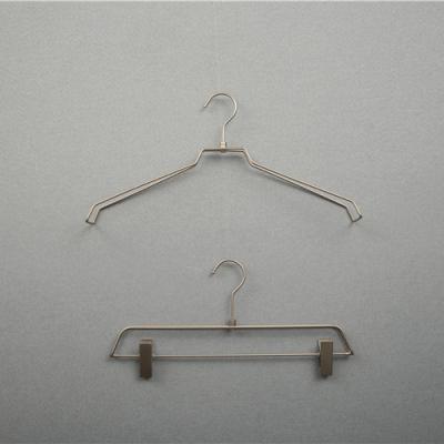 China Cut the best quality stores hot sale iron coat hanger coat clip for custom logo for sale