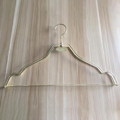 China Clothing Handling Stainless Steel Metal Hanger Metal Underwear Hanger for sale