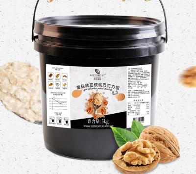 China Pastry Bread Cake Filling Yummy Sweet Amber Walnut Chocolate Filling Bread Cake Pastry Filling Sea Salt for sale