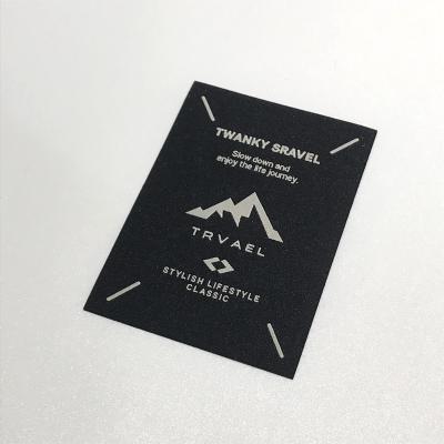 China Washable Fabric Fabric High Quality Badge Patches Embossed Woven Label Tags Custom Logo Patch for sale