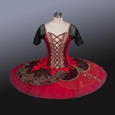 China Classical Adult Esmeralda Dress Spanish Tutu Ballet Variation Dance Don Quixote de La Performance Pas De Deux Ballet Costume Dresses for sale