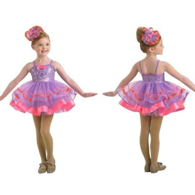 China from above & Pique Girls Beautiful Lavender Sequin Ballet Tutu Dress for sale