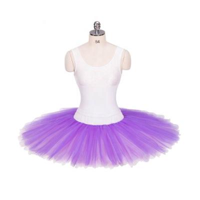 China from above & Tees Girls Dance Classical Ballet Stage Half Skirt Pancake Tutu Skirt Child Bird Professional Navy Blue Women Customized for sale