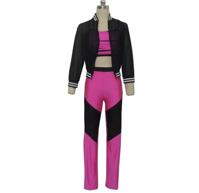 China from above & Tees OEM Hip Hop Dance Costume Girls Dance Sexy Dancewear Stage Street Hip Hop Costume Girls Club Ballroom Equipment Suits for sale