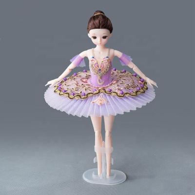 China Fairy purple mini dresses tutu toy for kid ballet gift for sale