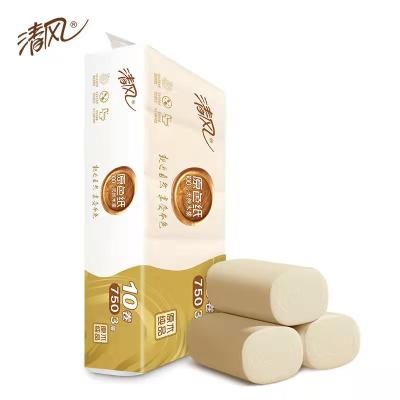 China Primary Color Coreless Tissue Toilet Paper Ultra Soft Comfortable Rolling Tissue Eco - Friendly Toilet for sale