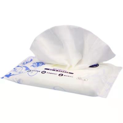 China OEM High Quality Sanitary 10PCS Cleansing Wet Baby Wet Sensitive Skin Tissue Paper Toilet Paper Tissue for sale