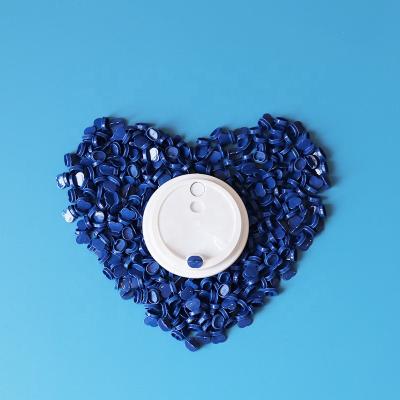 China Non Spill 90mm 95mm PP Injection Lid Cover with Heart Stopper White Blue Frosted for Cold Drink Coffee Tea Paper Plastic Disposable Cup for sale