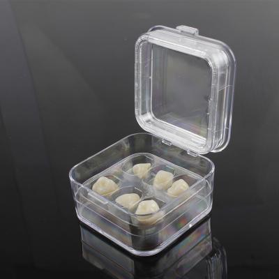 China Wholesale Dental Clear Dental Lab Membrane Retainer Crown Box Plastic Denture Box for sale