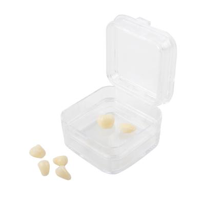 China Lab 1Inch 2Inch 3Inch Dental Wholesale Dental Crown Box Plastic Membrane Box Retainer Case Denture Box for sale