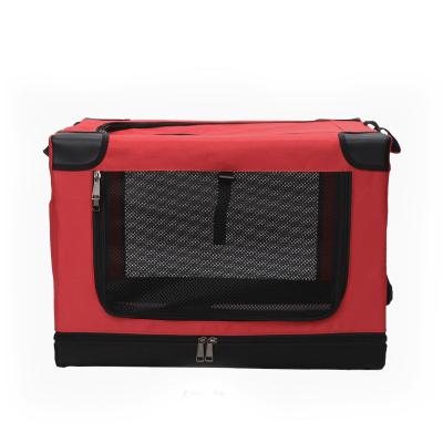 China Waterproof Folding Medium Large Dog Bag Portable Breathable Pet Box Viable Sunshine Car Border Use for sale