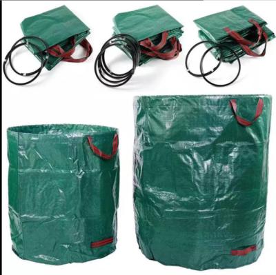 China Hot Selling Foldable Reusable Durable PE Plastic Garden Horticultural Planting Agricultural Planting Bag / Outdoor Garbage for sale