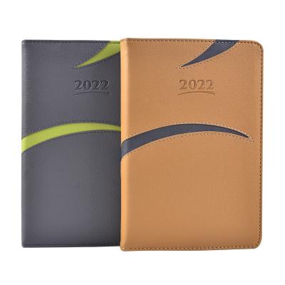 China Printed Business Gift 365days Luxury Leather Weekly Weekly Notebook 2022 Agenda Agenda Planner for sale