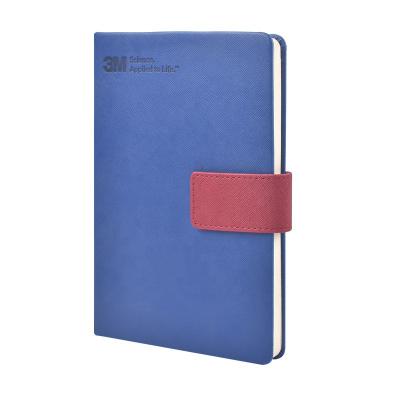 China Office High Quality A5 A4 Printed Supplier Emboss Logo Leather Journal Planner Custom Notebook With Loop for sale