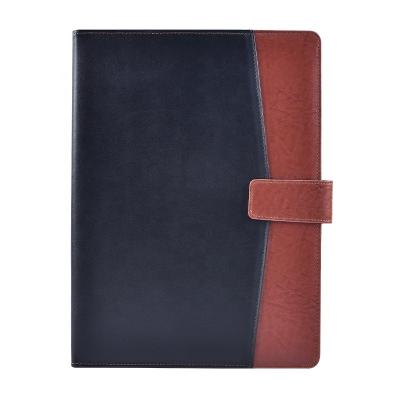 China Multifunctional Leather Folder With Calculator A4 Pocket Document File Business Card Organizer Business.office.gift .promotion.etc for sale