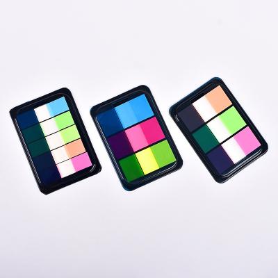 China Transparent Self Adhesive Colorful Index Tab Stickers Organizer Self Stick Removable Pet Page Flag for sale