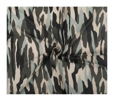 China Stain Resistant High Specification Manufacturing 95 Nylon 5 Spandex Camouflage Stretched Yoga Fabric for sale