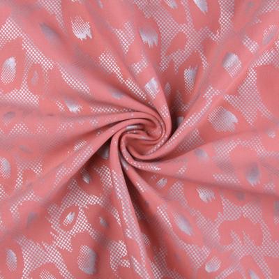 China Stain Resistant 77% Polyester 23% High Quality Custom Spandex Fabric For T Shirt Yoga Fabric for sale