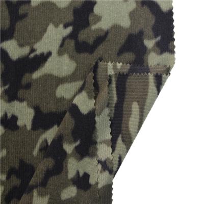 China Other Camouflage Printing 100% Polyester Drop Needle Fleece With Printed Fabric For Lining for sale