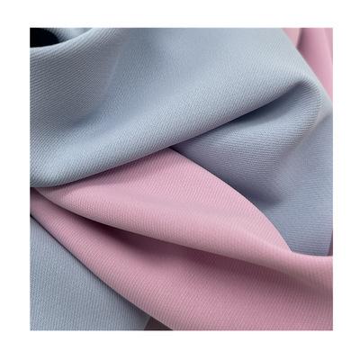 China Wholesale High Quality 100% Polyester Stretch Fabric Twill Shirt Dress Fabric for sale