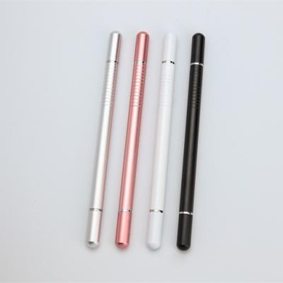 China 2021 Eco-Friendly 2 in 1 Aluminum Fabric and Sucker Head Compatible Touch Screen Stylus Pen for iPad for sale