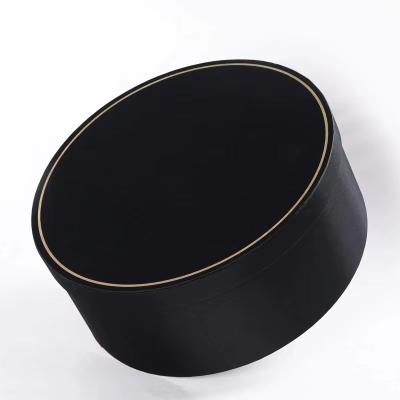 China Luxury Black Rose Packaging Logo Cylinder Paper Recyclable Custom Rigid Cardboard Gift Round Flower Box for sale