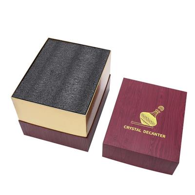 China Recyclable Packaging Cardboard Paper Wine Glass Cardboard Wine Gift Box Customized Box For Packaging for sale