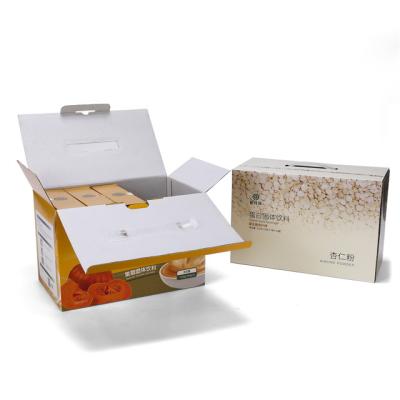 China Recyclable High End Multicolor Printed Paper Boxes Beverage Cans Ad Box for sale