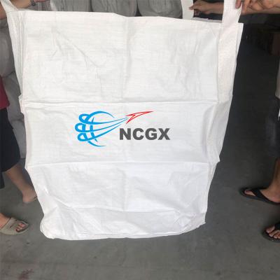 China ANTISTATIC 1 Ton Check Jumbo Woven By Firewood Big Bag Laundry Bags Polypropylene Webbing For Jumbo Bag for sale