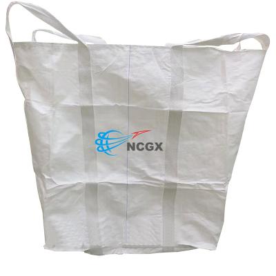 China 90x90x120cm Manufacturer Bulk FIBC PP Bitumen Jumbo Salt 1 Ton Bag Manganese Bags for sale