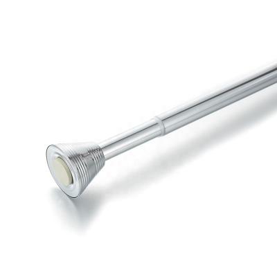 China Sustainable Adjustable Taper Curtain Rod Shower Extension Rod for sale