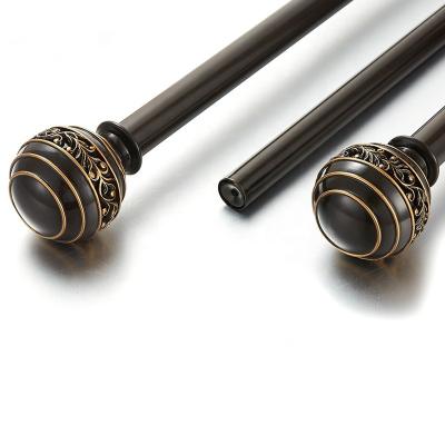 China Traditional Luxury Best Curtain Rods Decorative Window Rods for sale