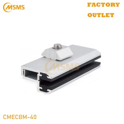 China Frameless Solar Panel AL-6005T5 End Clamps For Thin Film Module for sale