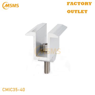 China AL6005T5 Mid Solar System Mounting Clamps for sale