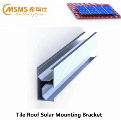 China Commercial Aluminum Rail Profile Solar Panel Mounting System for sale